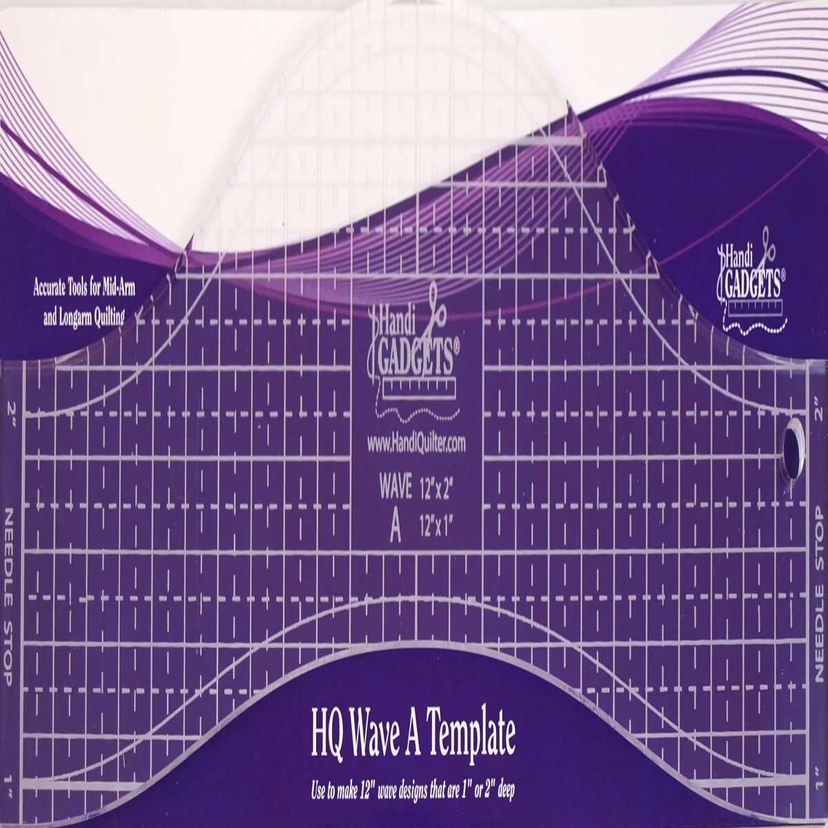 HANDI QUILTER - HQ Wave A Template