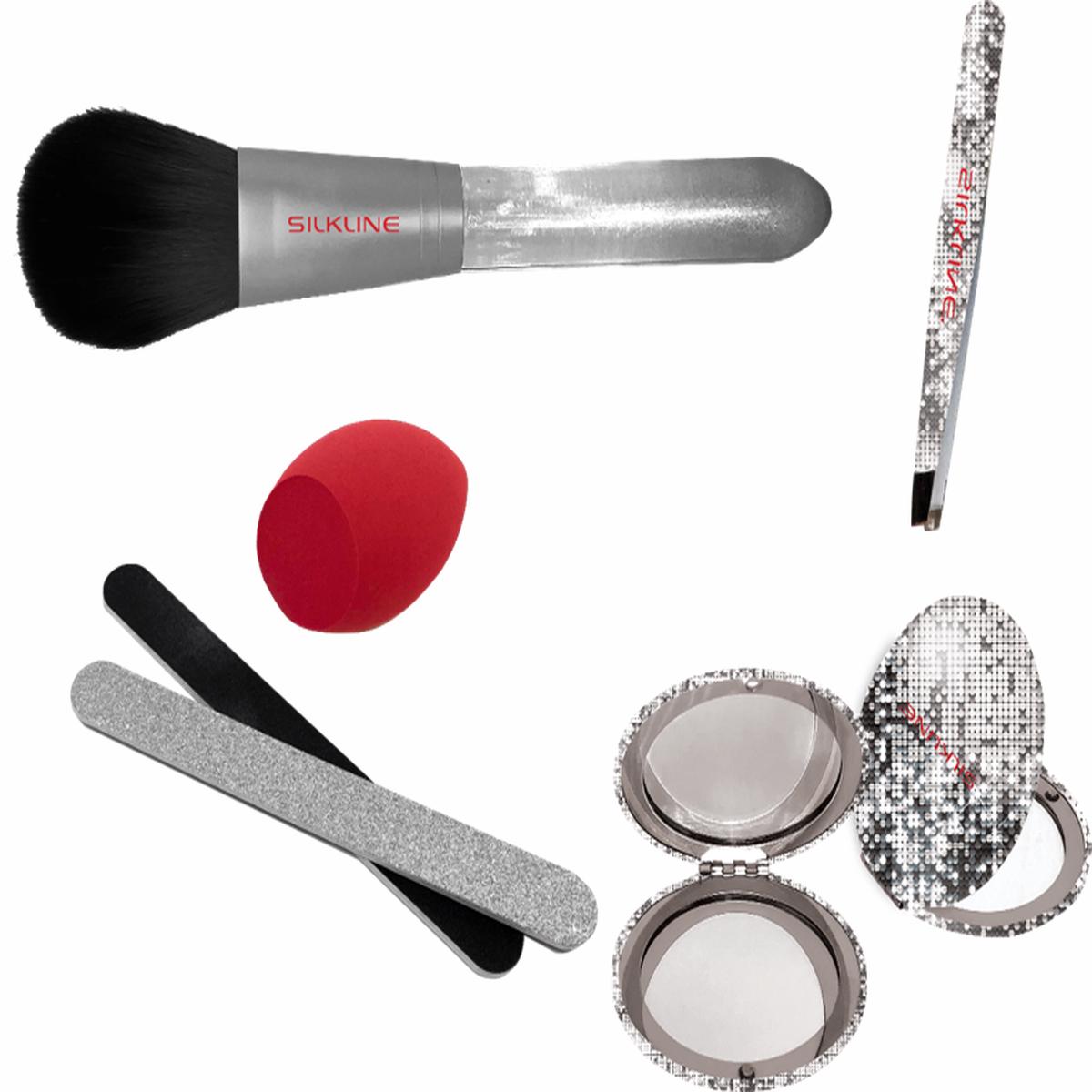 50-Pc Assorted Face & Nail Accessories
