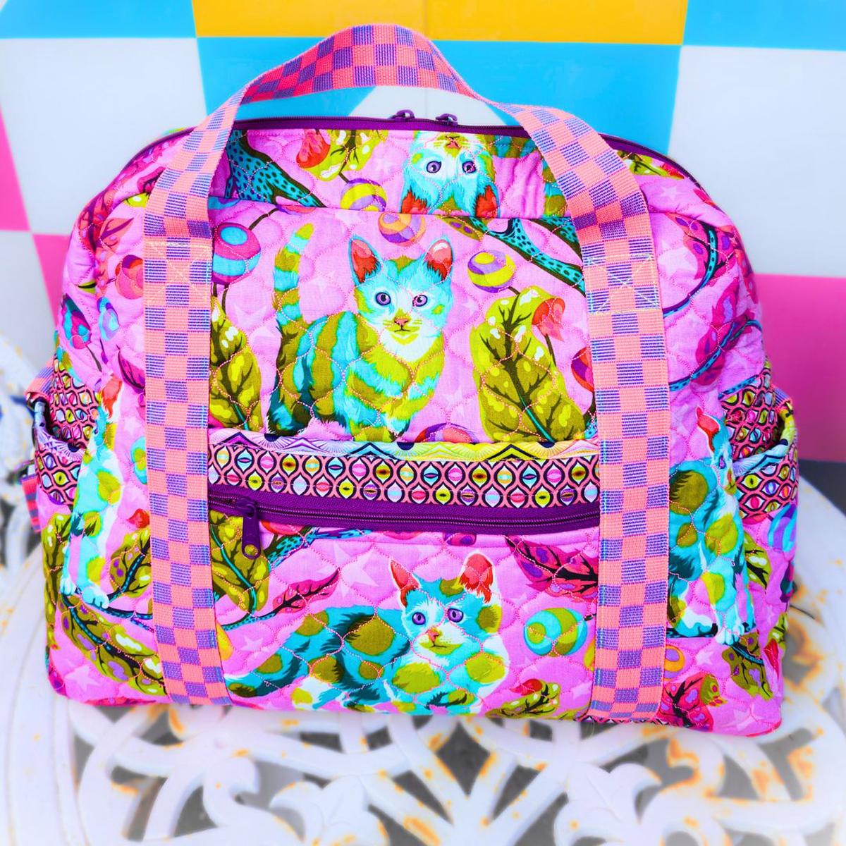 BYANNIE - TULA PINK - TABBY ROAD DEJA VU - Ultimate Travel Bag 2.0 KIT