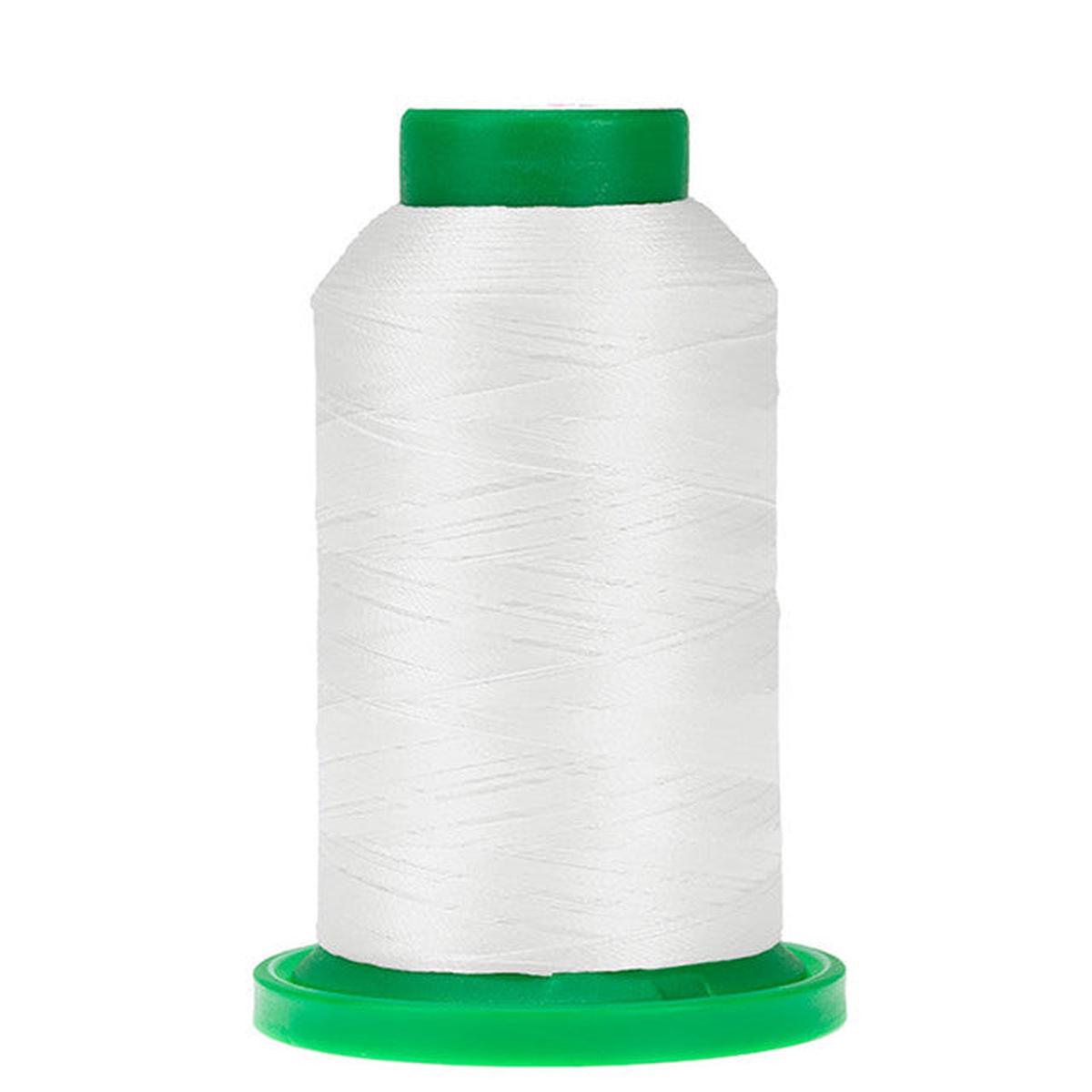 Isacord 40wt Polyester Thread 1,000 m: 2922-0010 Silky White