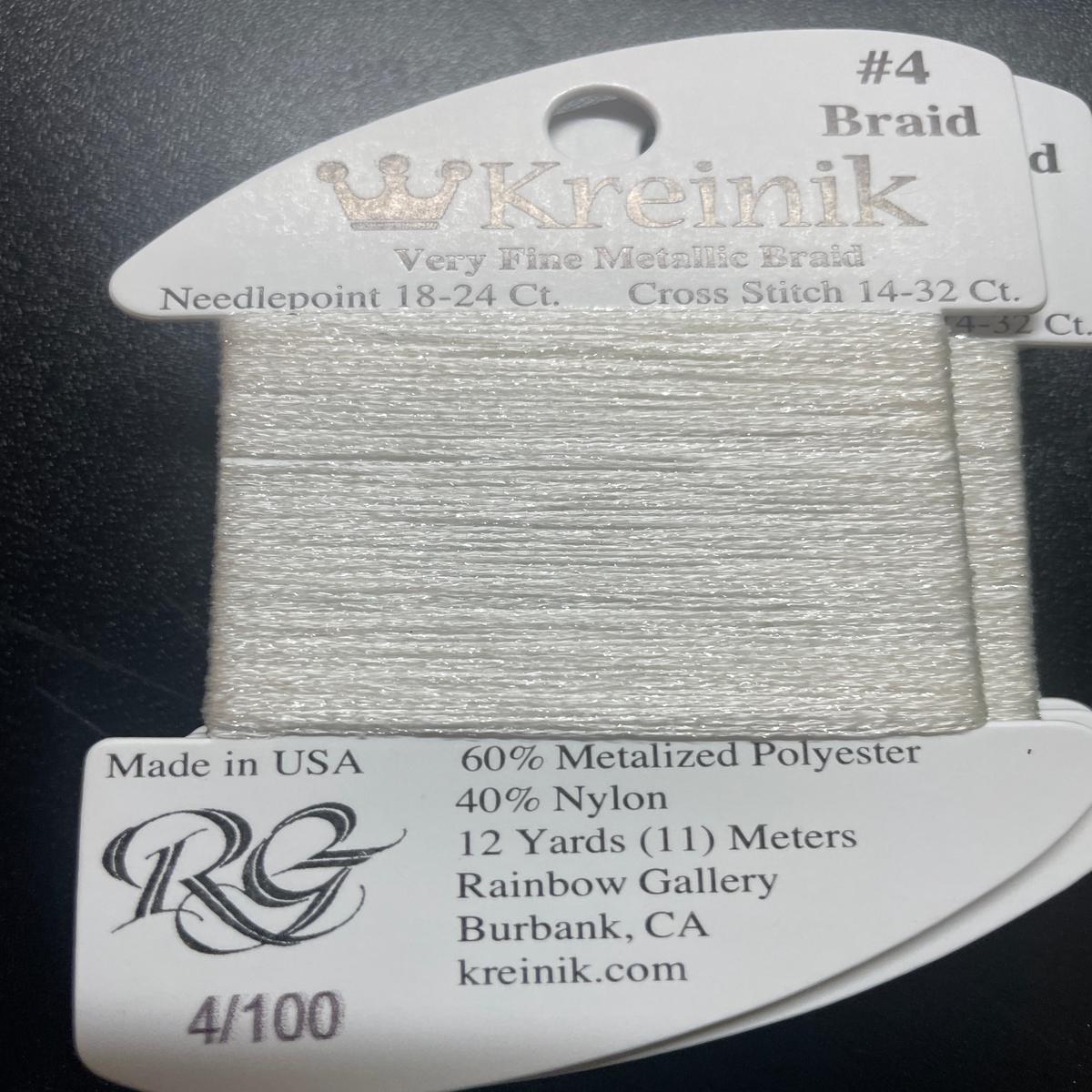 100 White #4