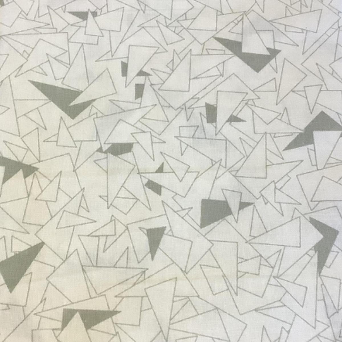 Siltex Fabrics. Tone on Tone Triangles* (Sold By 1/2 Meter)