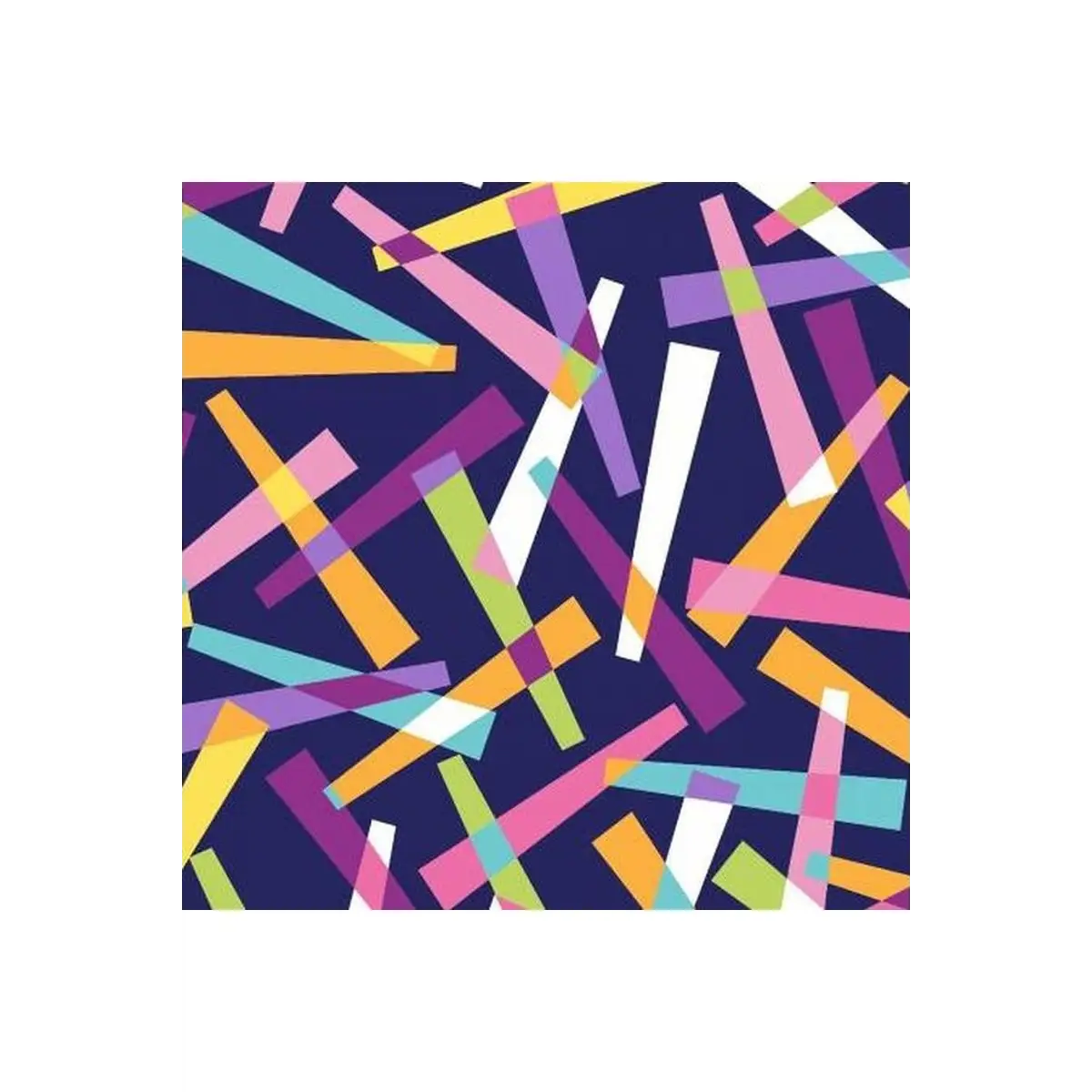 Maywood Studios, Navy Multi Pick Up Sticks Digital* (Sold By 1/2 Meter)