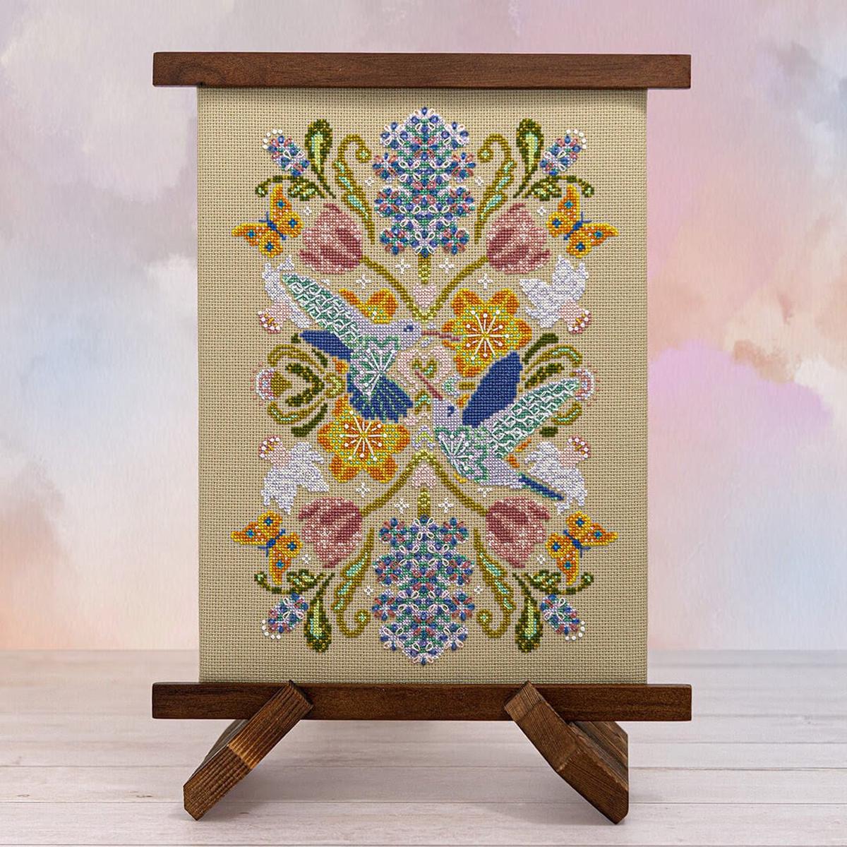 Spring Hummingbird Mandala