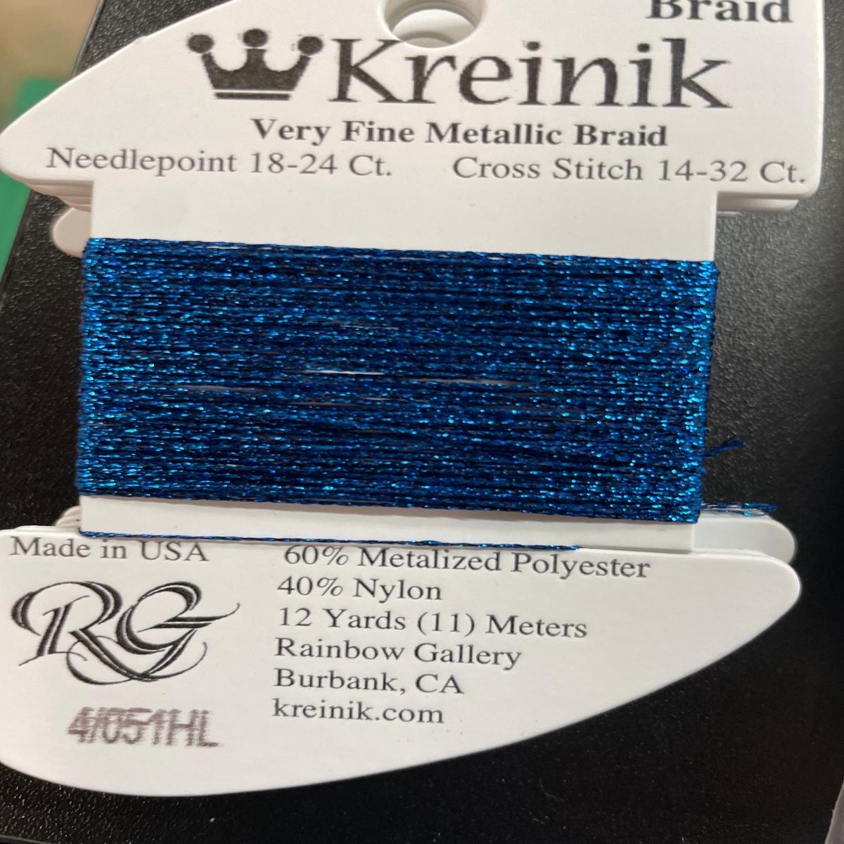 051 Sapphire #4 Krenik High Lustre 051HL
