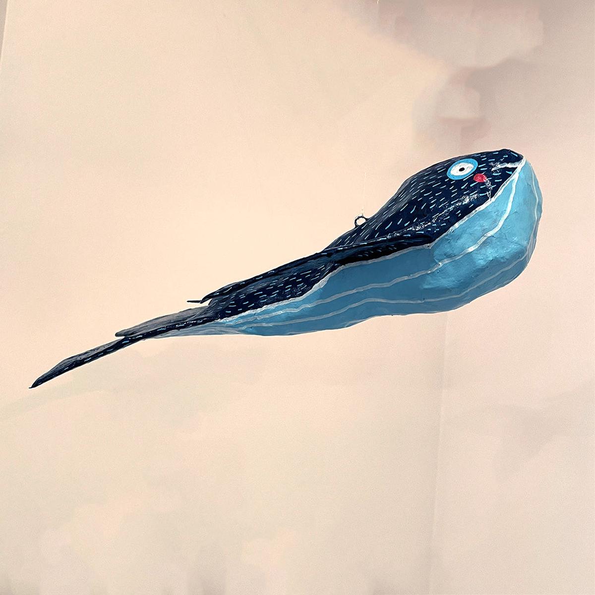 Paper Mch Whales - Medium
