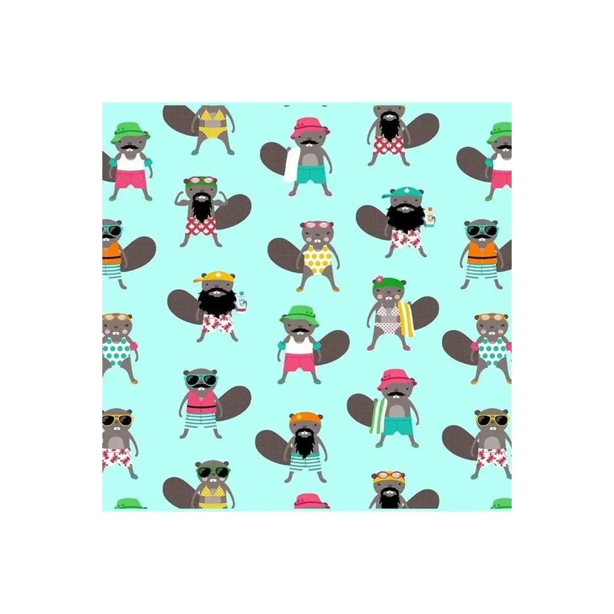 Robert Kaufman Fabrics, PC EH SUMMER BBQ Collection - 18595-193* (Sold By 1/2 Meter)