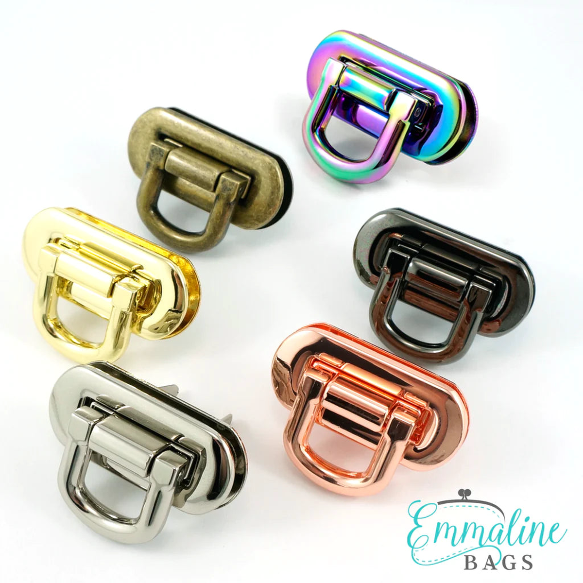 EMMALINE BAGS - Oval Flip Lock