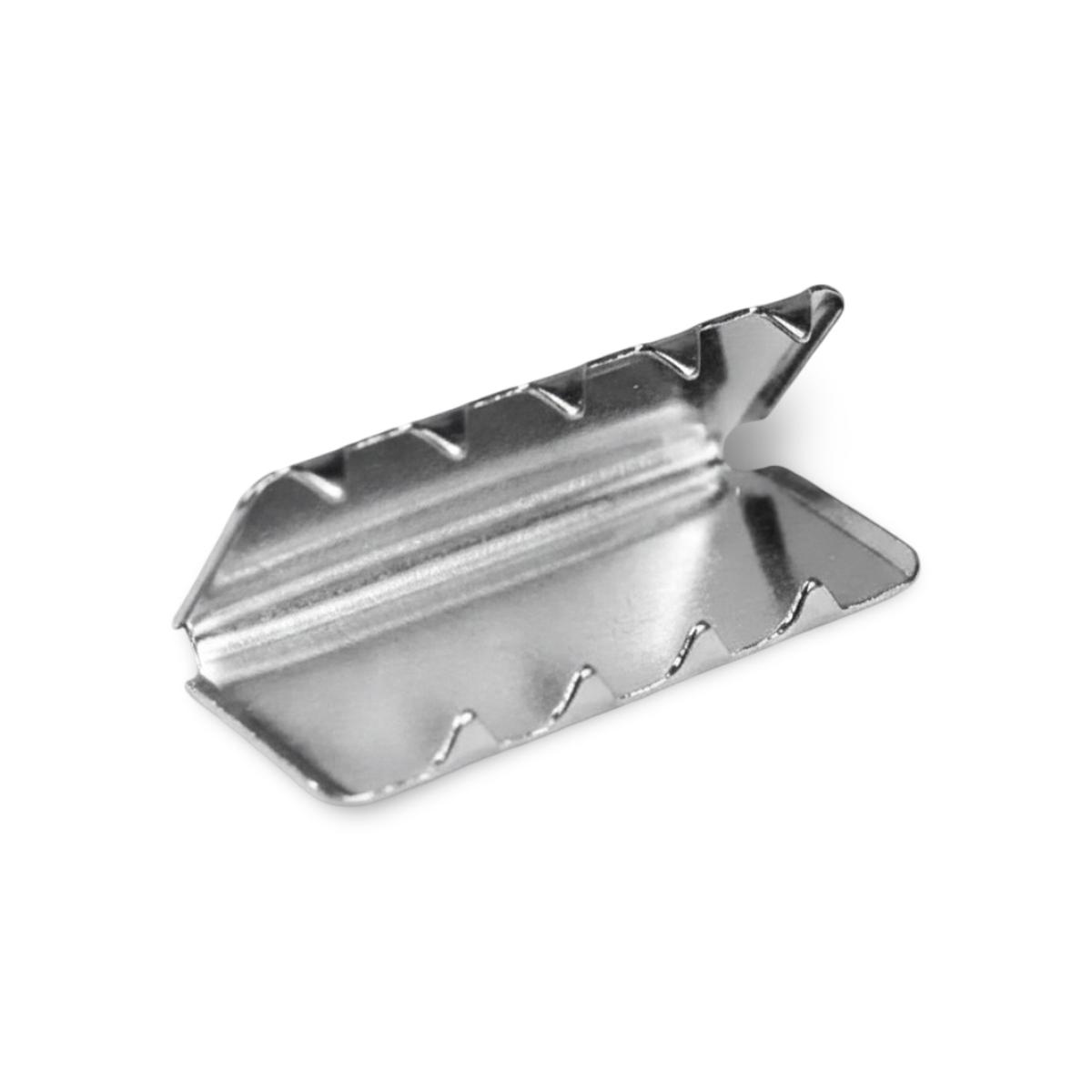 Nickel-Plated Steel Barbed Webbing Tip