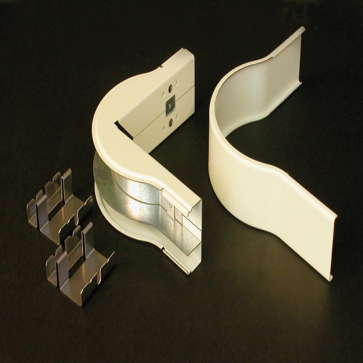 2400D Radiused Divided External Elbow Fitting