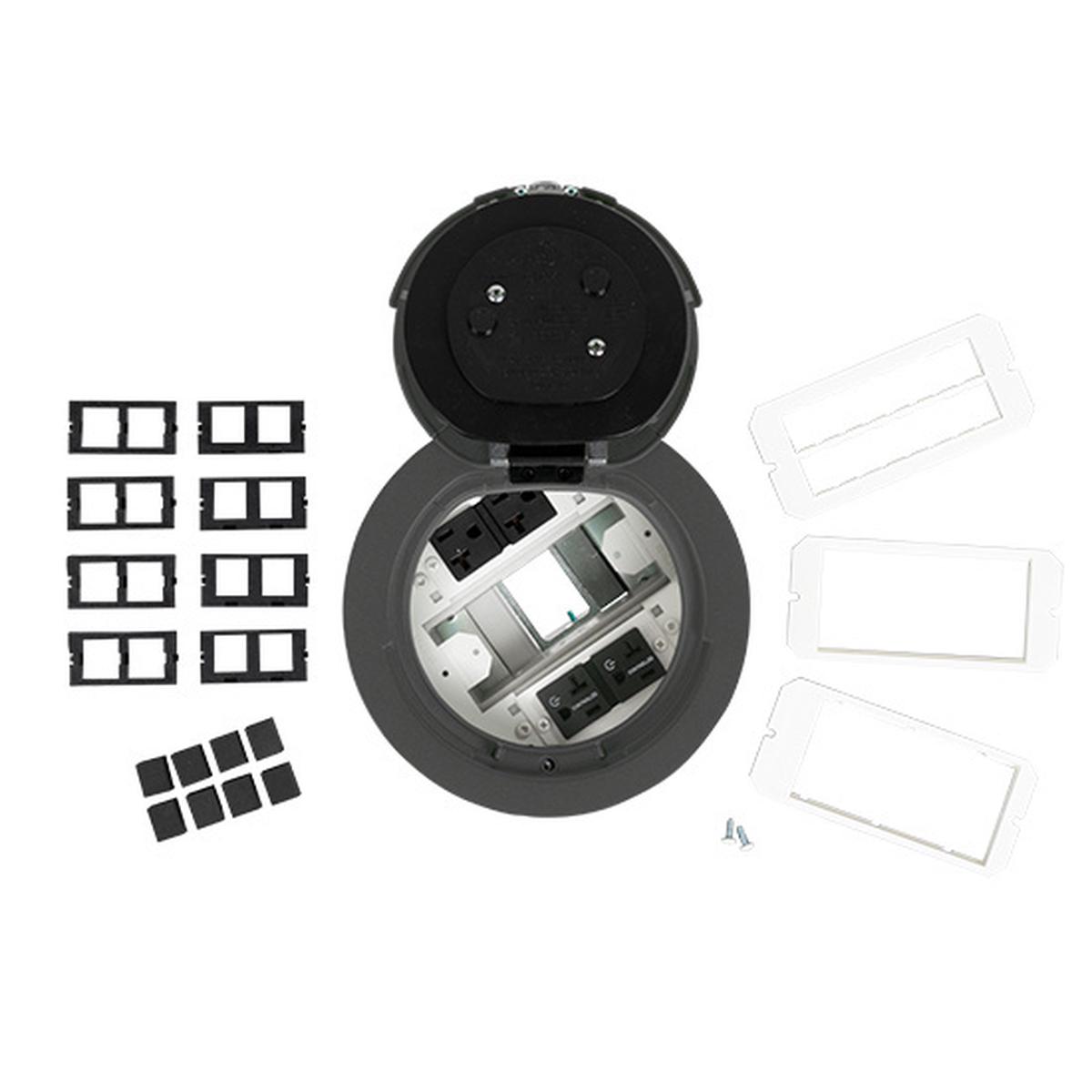 6IN PRWRD FLUSH GRAY ASSEMBLY MARKED CONTROLLED BK CKT