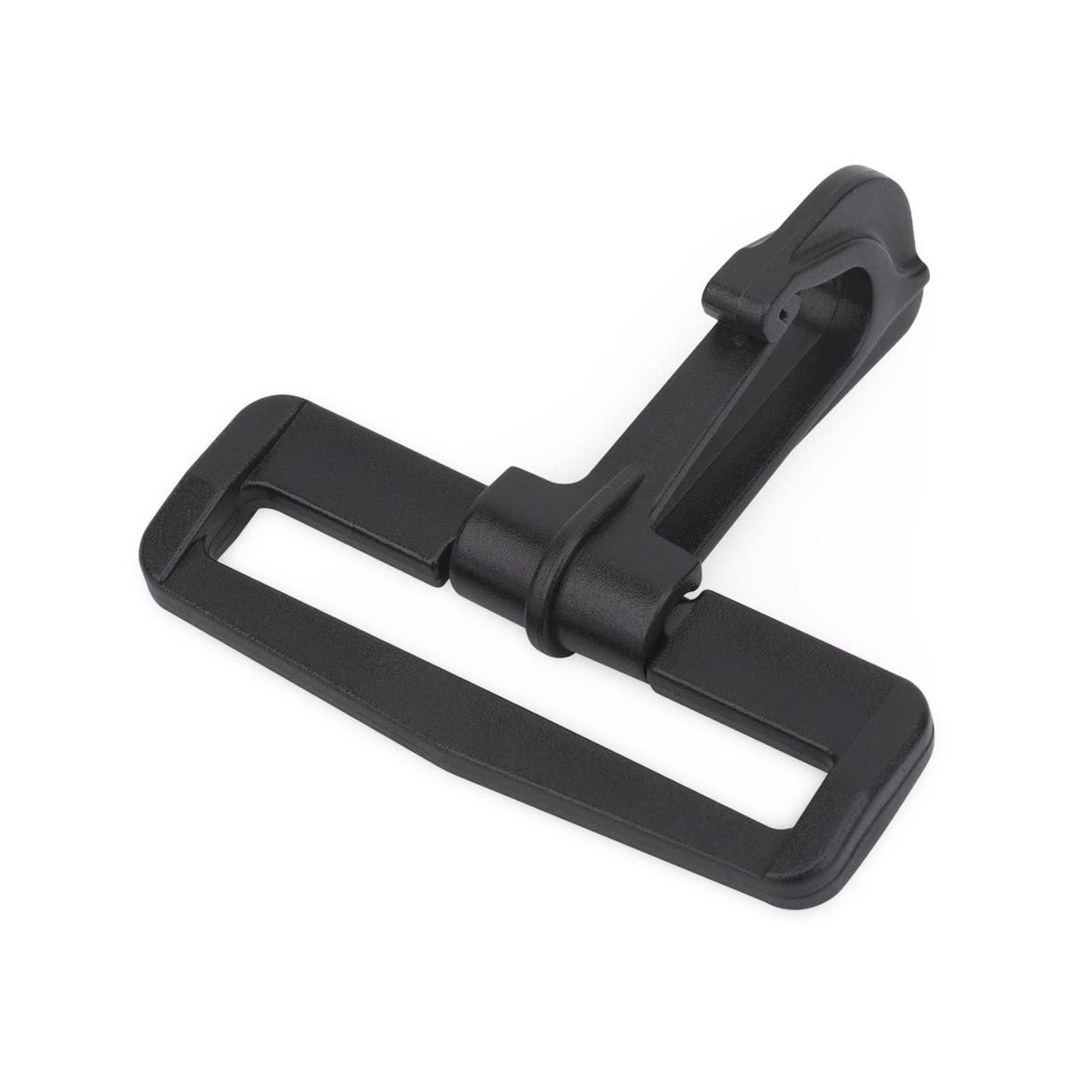 Heavy-Duty Black Nylon Standard Snap Hook