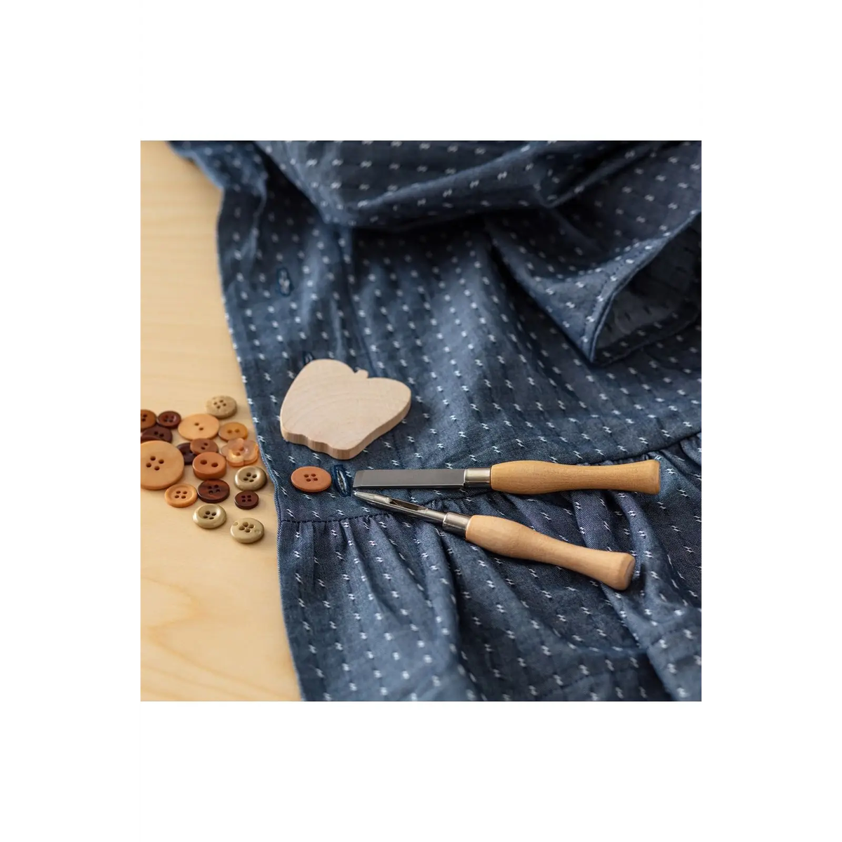 Two Piece Buttonhole Cutter Set