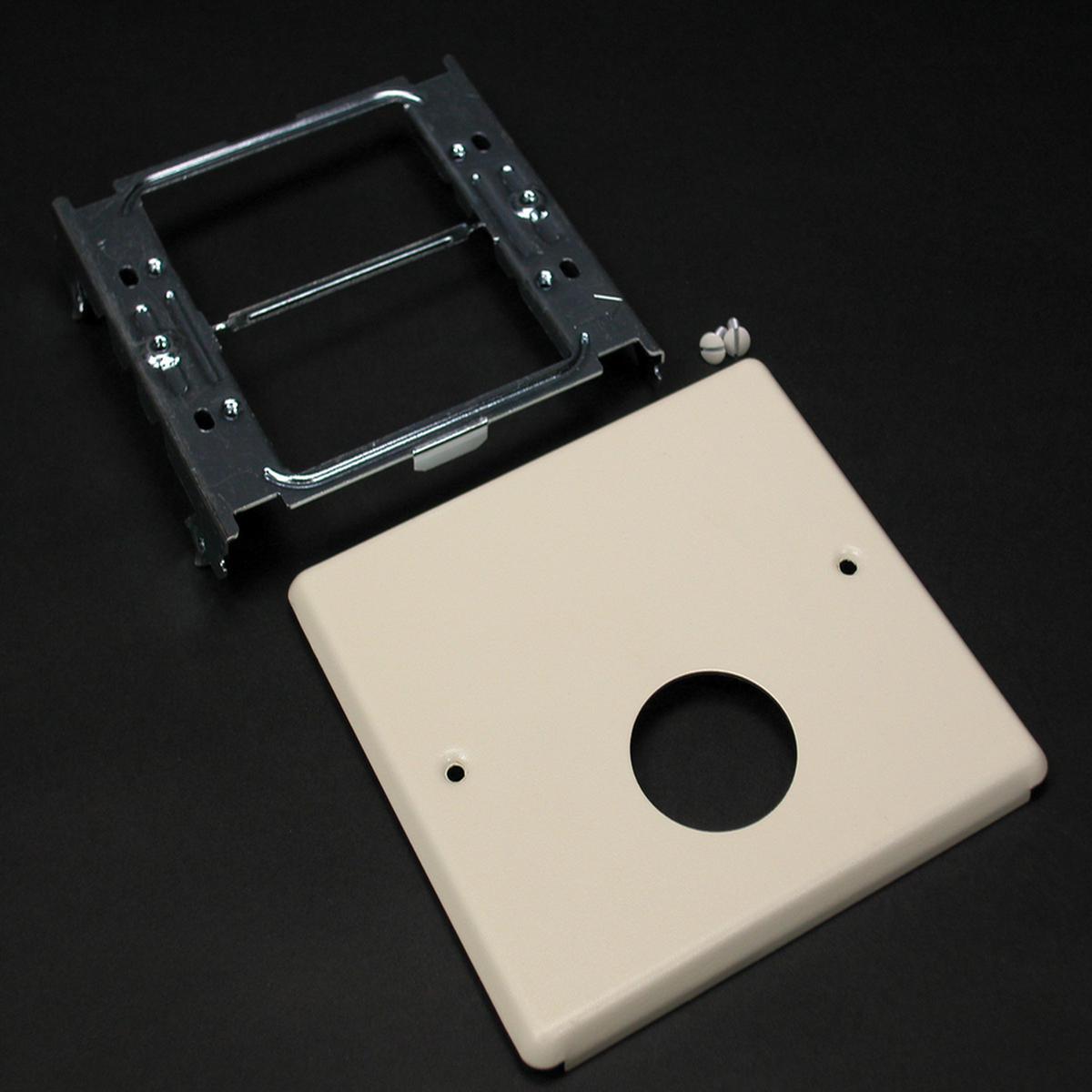 4047 Two-Gang Cover Single Round Opening Fitting