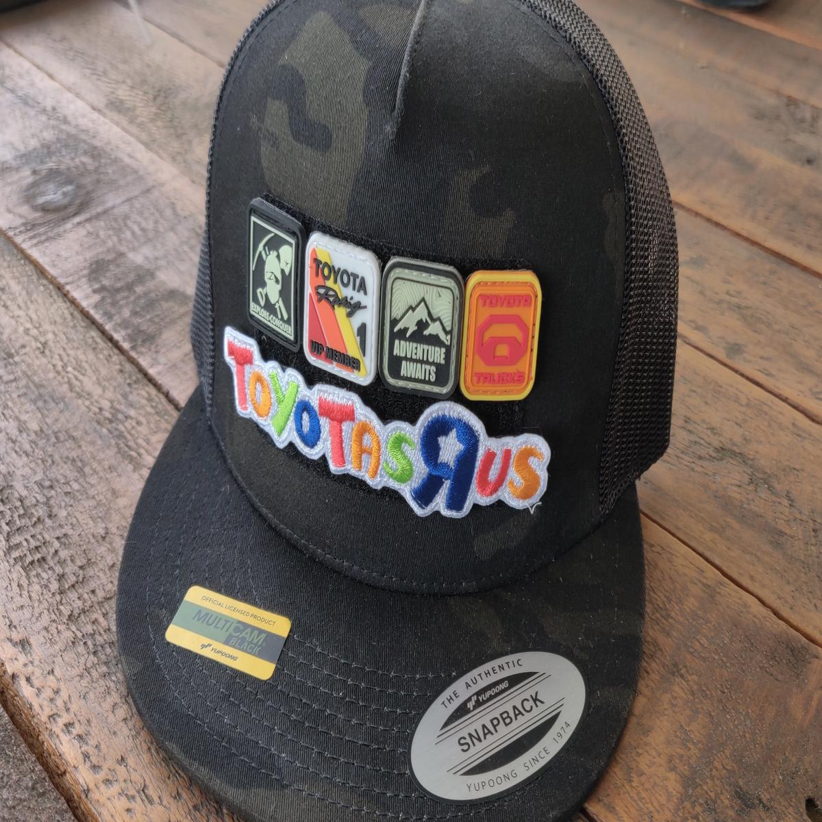 MultiCam Black Mesh Snap Back Patch Panel Hat