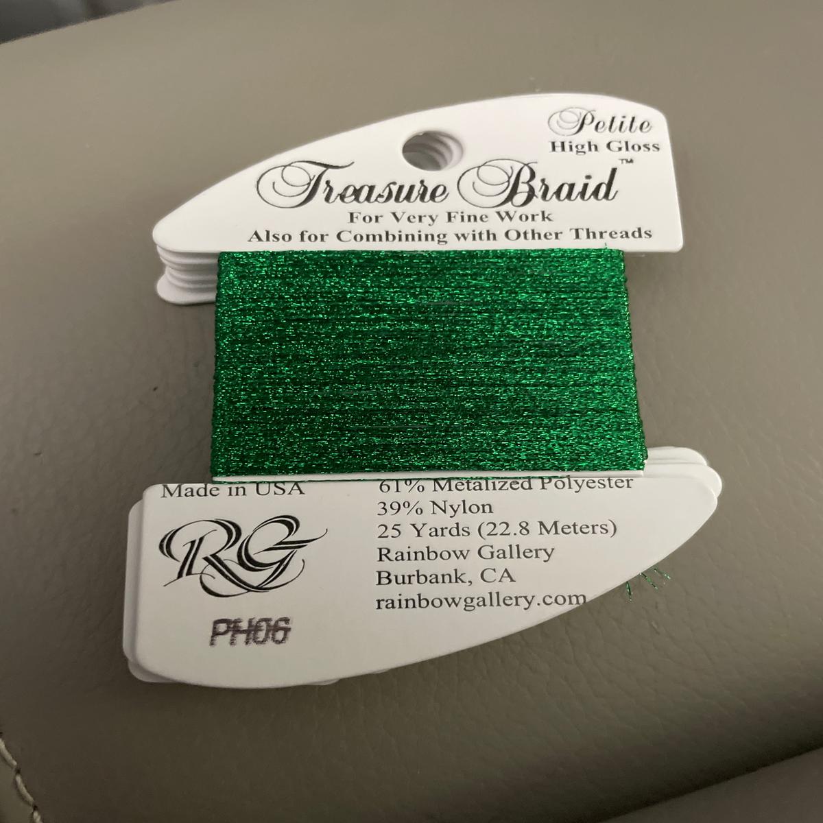 PH06- Christmas Green Petite Treasure Braid High Gloss