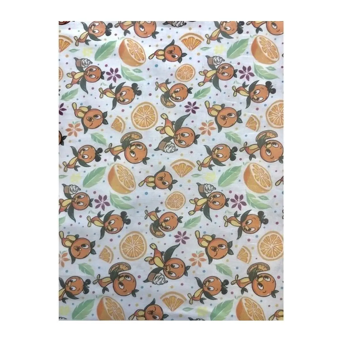 Suzi-Q Textiles, Zozo Design Collection - Orange Bird inspired fabric* (Sold By 1/2 Meter)