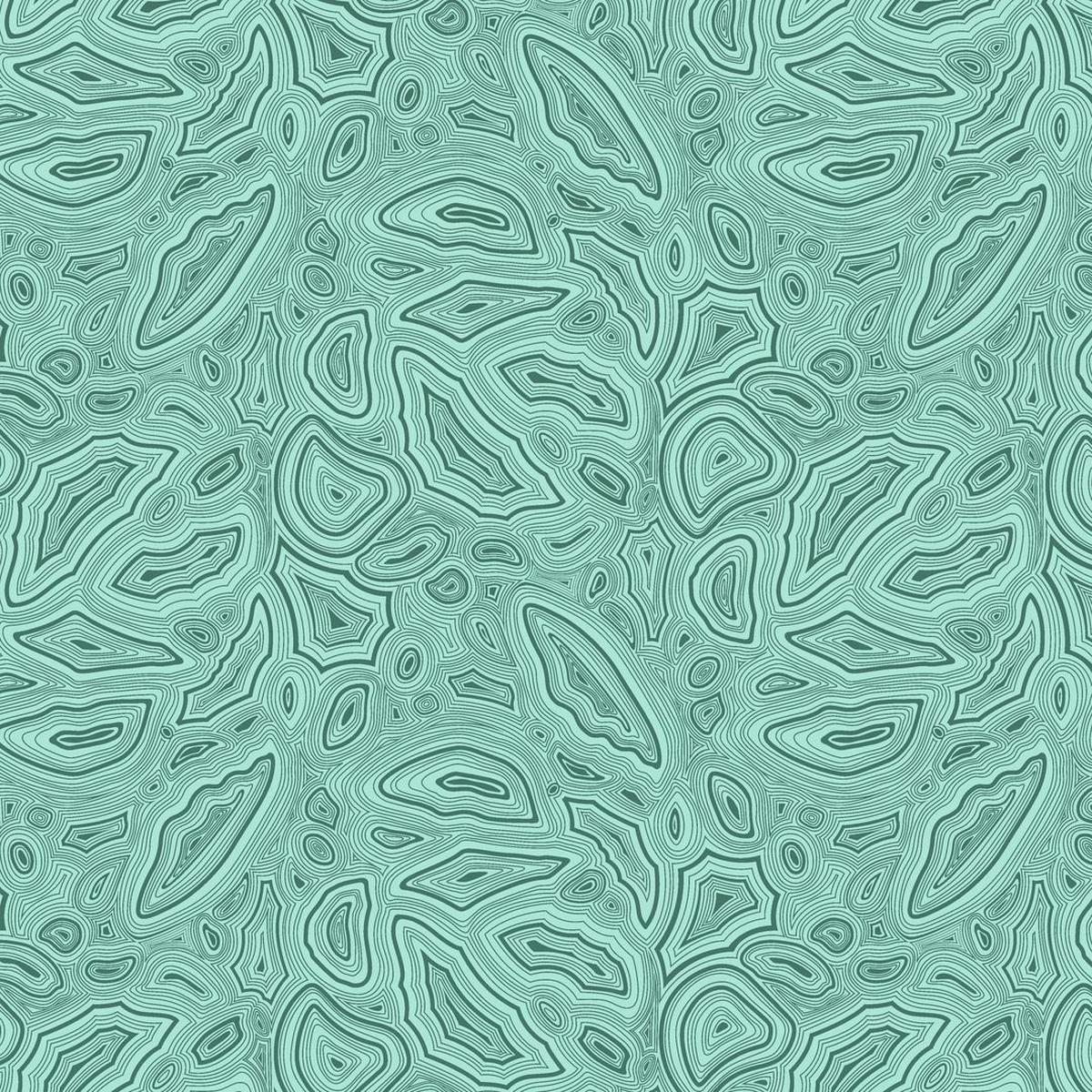 TULA PINK - True Colors - MINERAL, AQUAMARINE