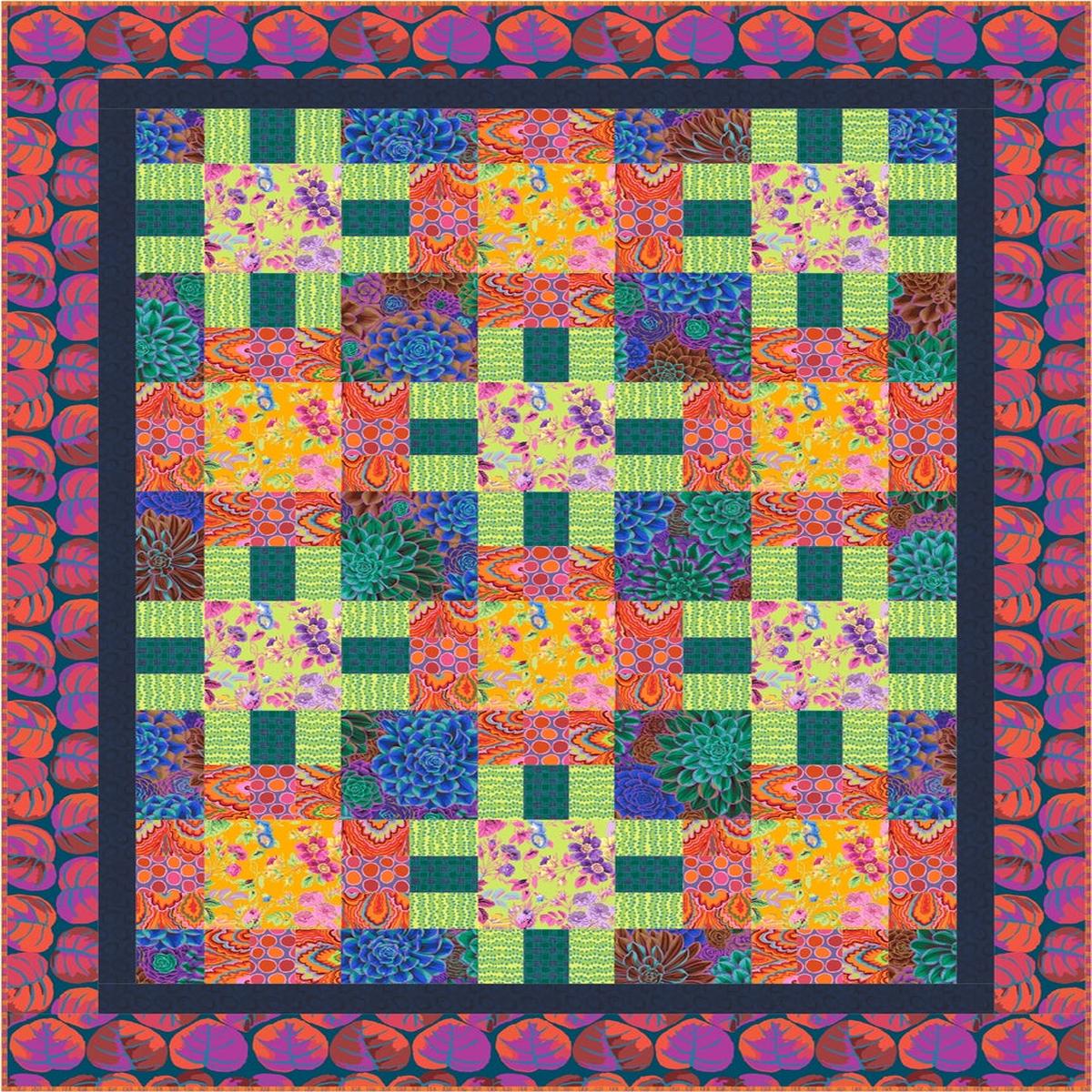 KAFFE FASSETT - KFC FEBRUARY 2025 - Gridlock Quilt Kit