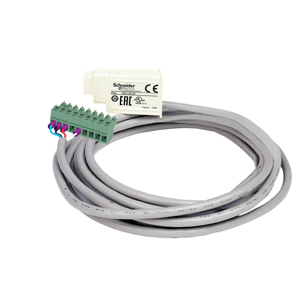 Magelis small panel connecting cable, for smart relay Zelio Logic