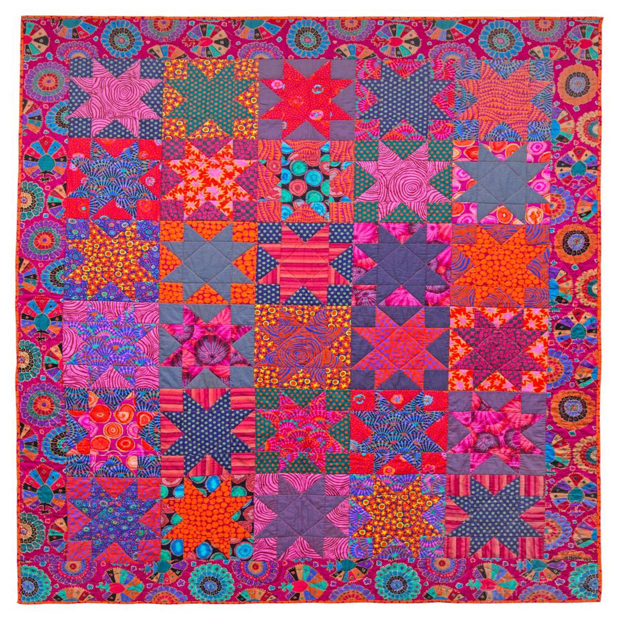 KAFFE FASSETT - QUILTS IN BURANO - SMOULDERING STARS QUILT KIT
