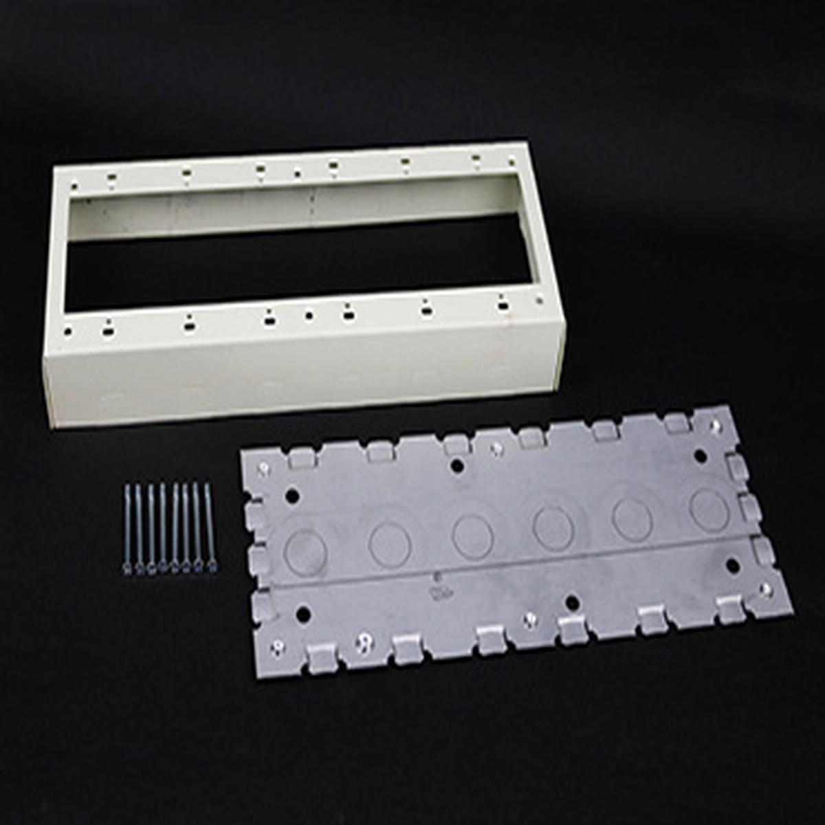 500/700 Six-Gang Switch and Receptacle Box Fitting