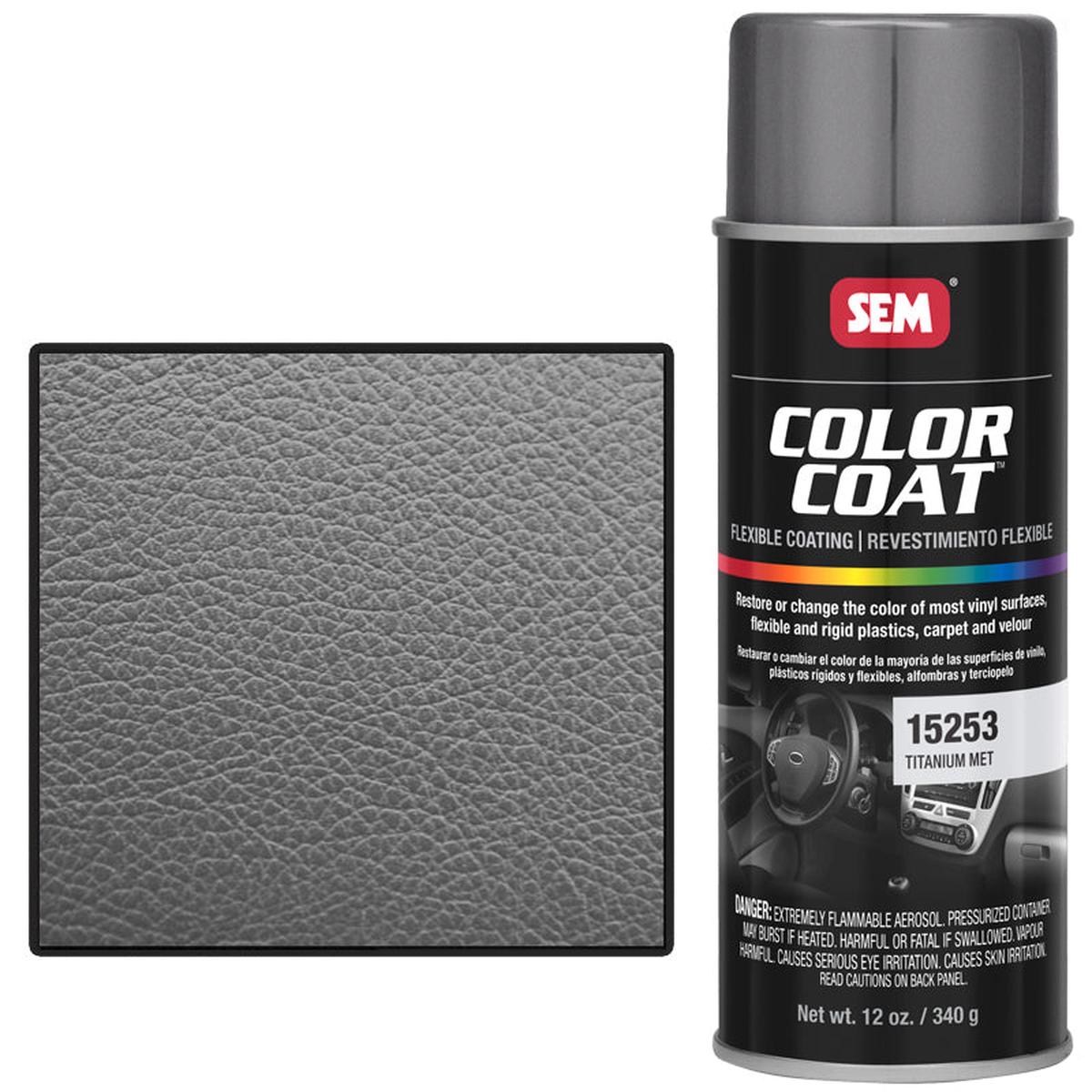 SEM Color Coat Vinyl Paint  Titan Metallic