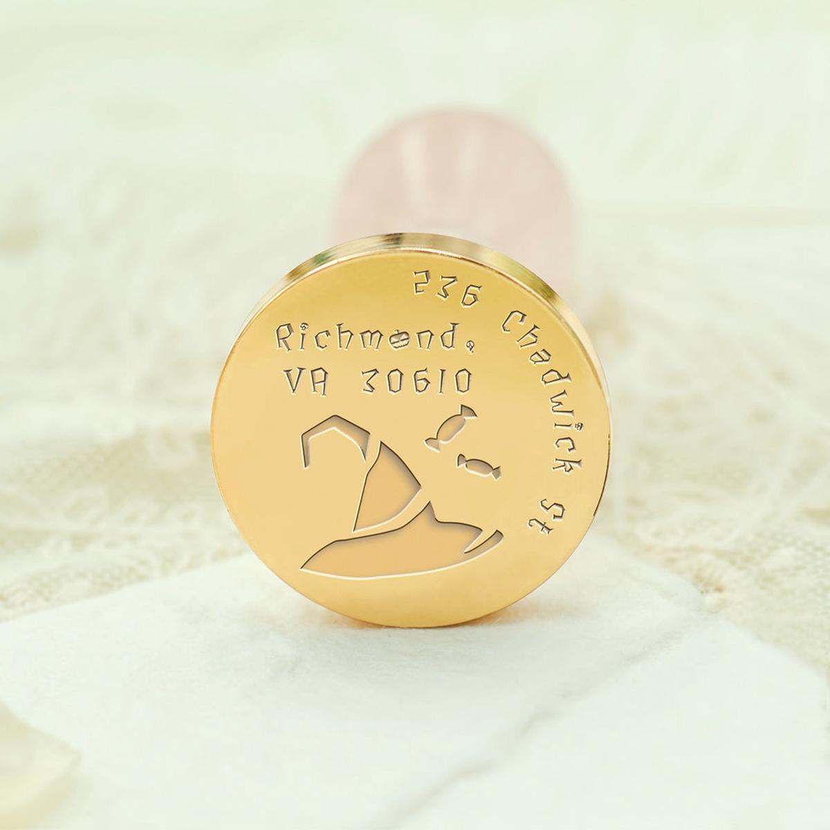 Halloween Custom Address Wax Seal Stamp - Style 11