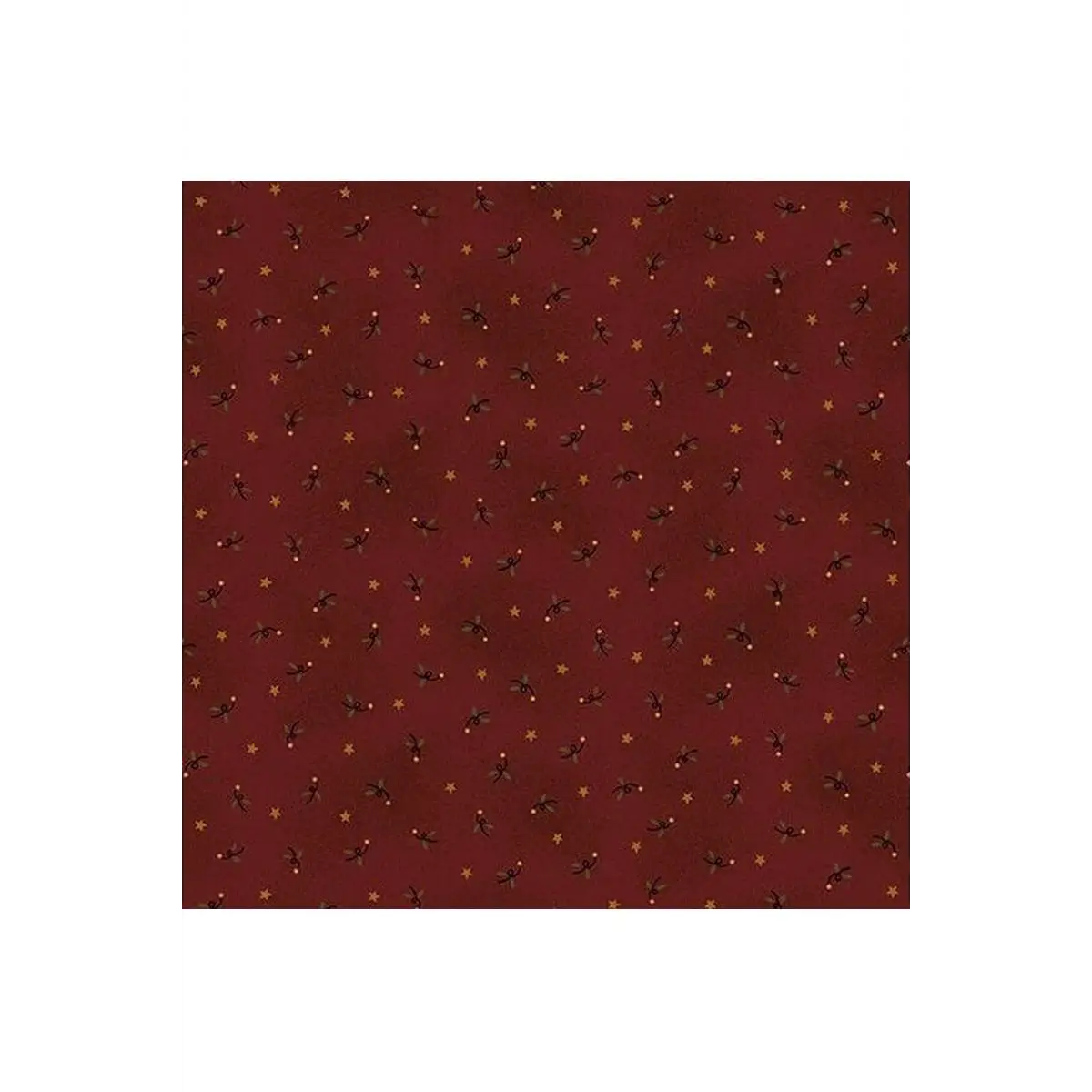 Henry Glass & Co. Fabrics, Idaho Prairie Collection - 1923-88 Red* (Sold By 1/2 Meter)