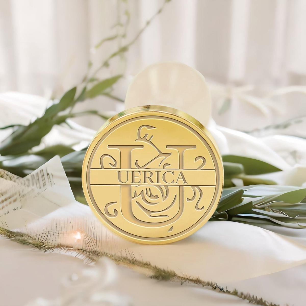 Custom Capital Letter Name Wax Seal Stamp - Letter U