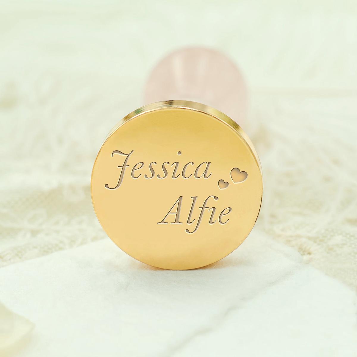 Minimalist Name Custom Wedding Wax Seal Stamp (9 Designs)