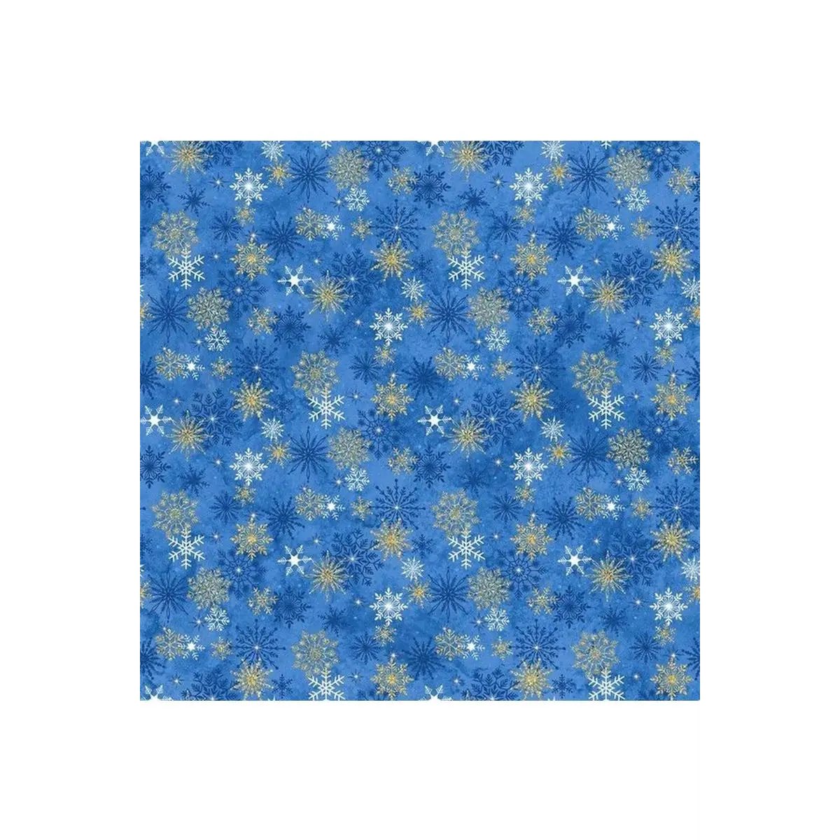 Northcott Fabrics, Stonehenge Collection - Christmas Joy Snowflakes - 24774M (Sold By 1/2 Meter)