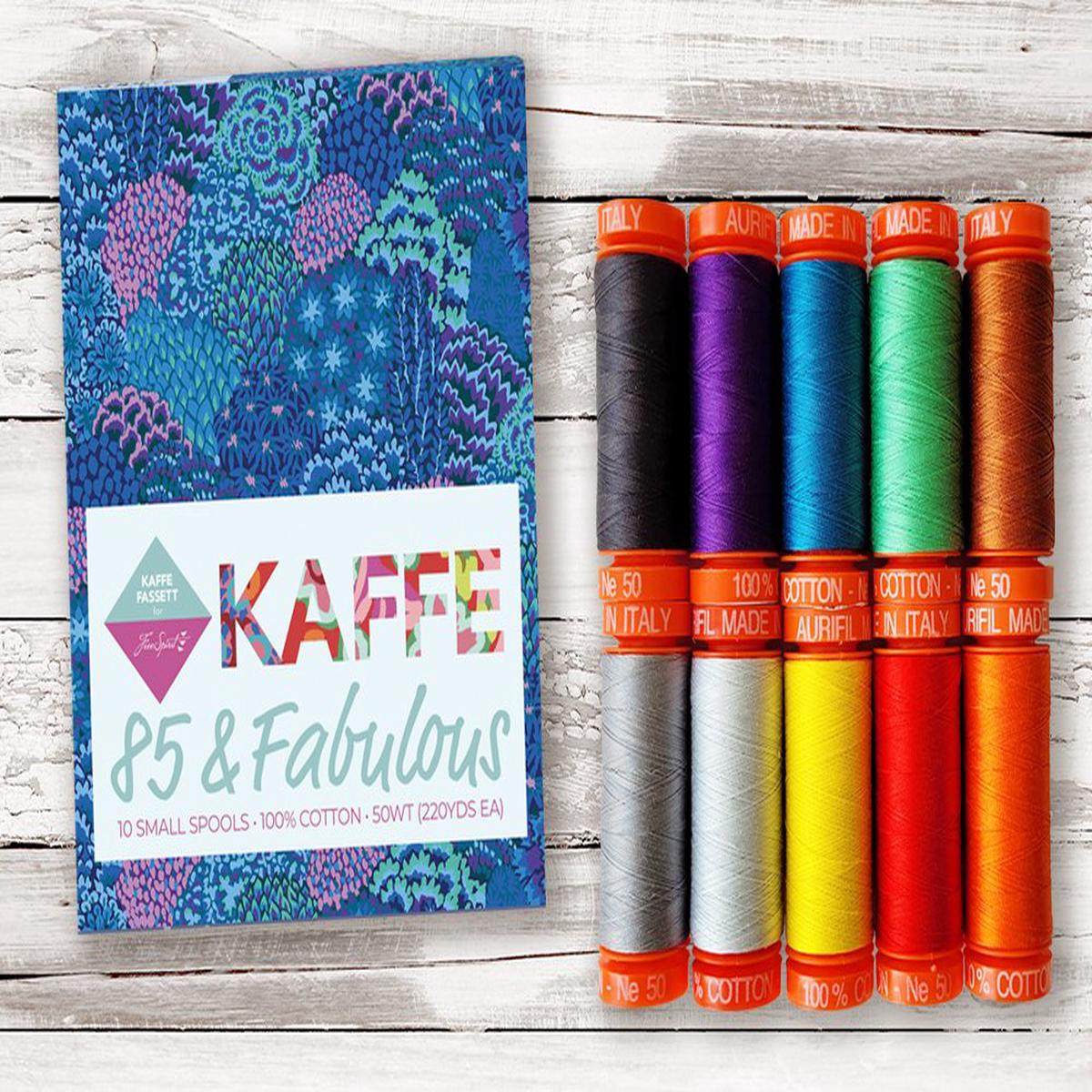 AURIFIL - 85 & Fabulous by Kaffe Fassett 50WT