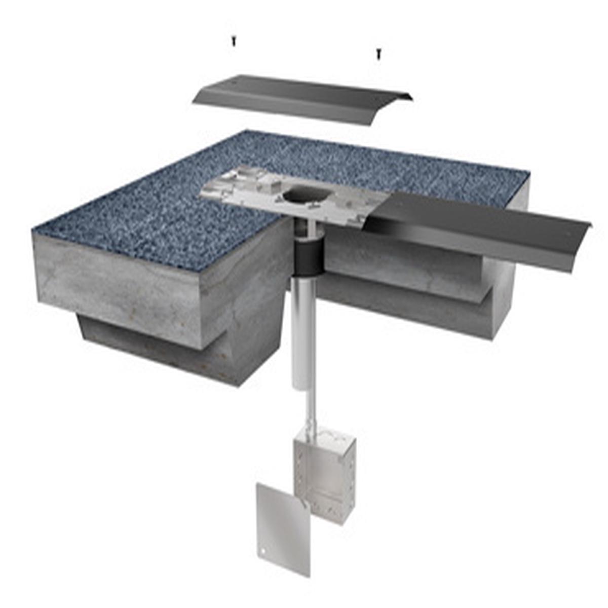 OFR Series Overfloor Raceway 4 Inch Poke-Thru Transition