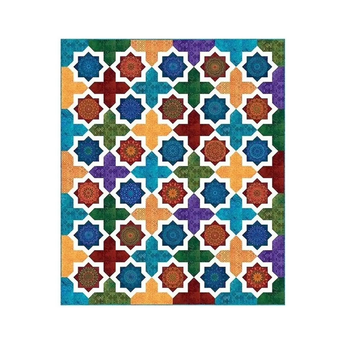 Quilt Pattern: Stonehenge Marrakech, Moroccan Tiles Pattern
