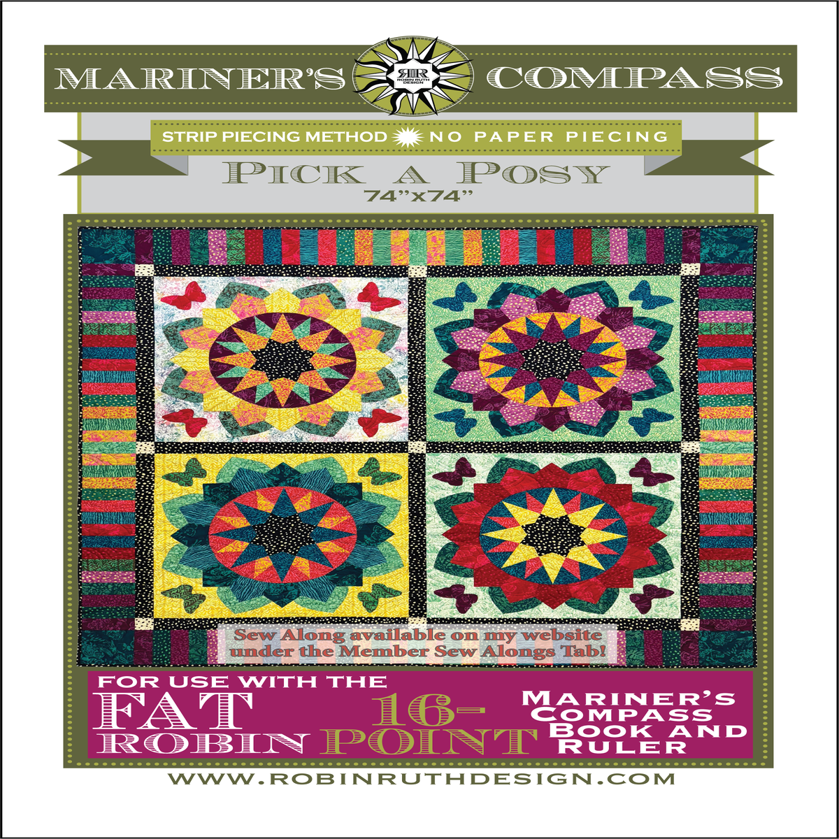 ROBIN RUTH DESIGNS - Pick a Posy Pattern