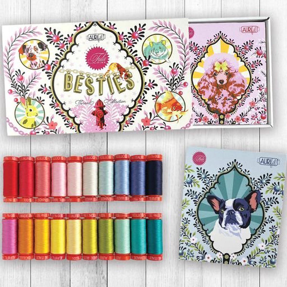 AURIFIL - TULA PINK - BESTIES THREAD COLLECTION 50WT