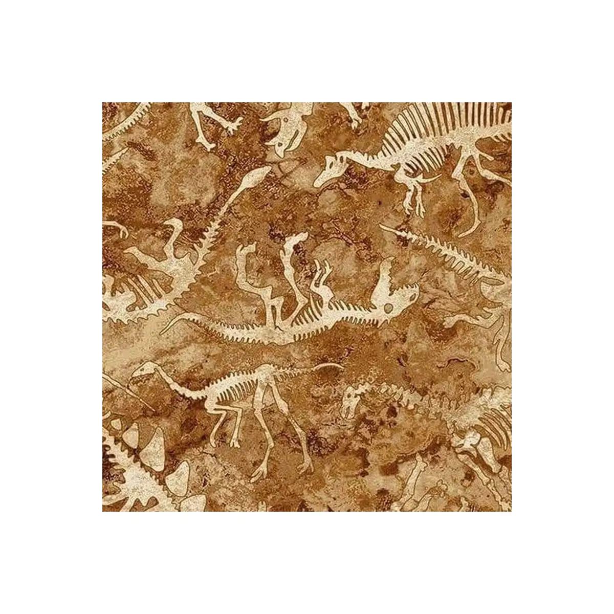 Northcott Fabric, Prehistoric World Fossil Toss - 24783-34* (Sold By 1/2 Meter)