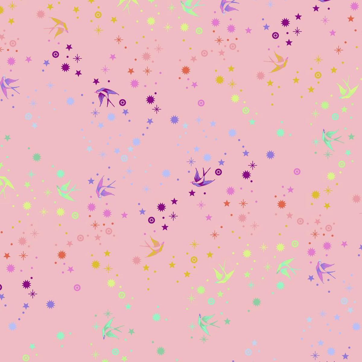 TULA PINK - True Colors - FAIRY DUST, BLUSH