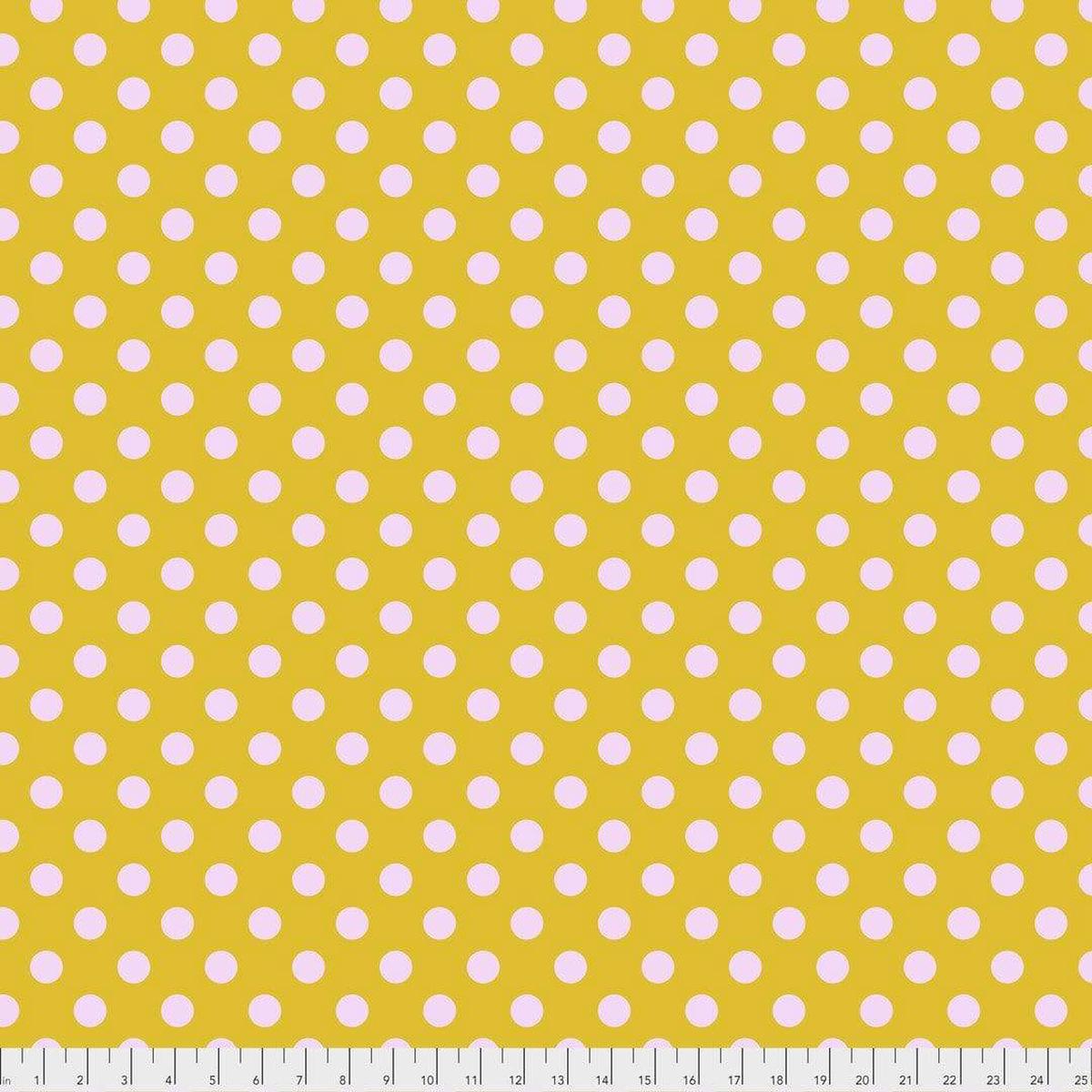 TULA PINK - True Colors - Pom Poms, MARIGOLD