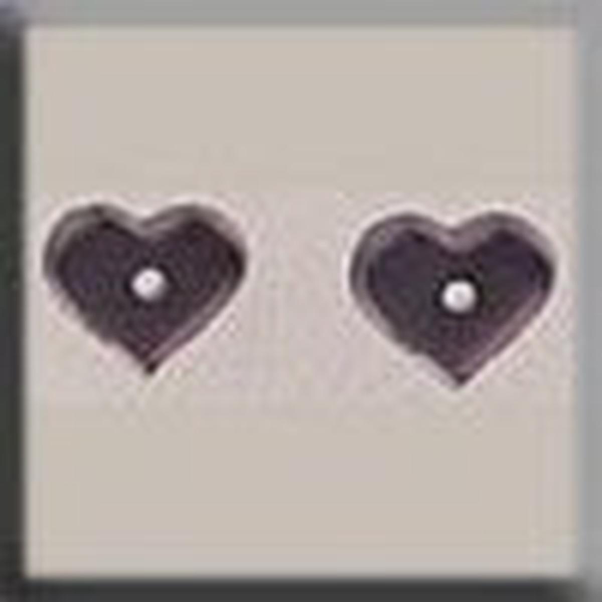 12236 Mill Hill Glass Treasures - Very Petite Flat Heart Matte Amethyst