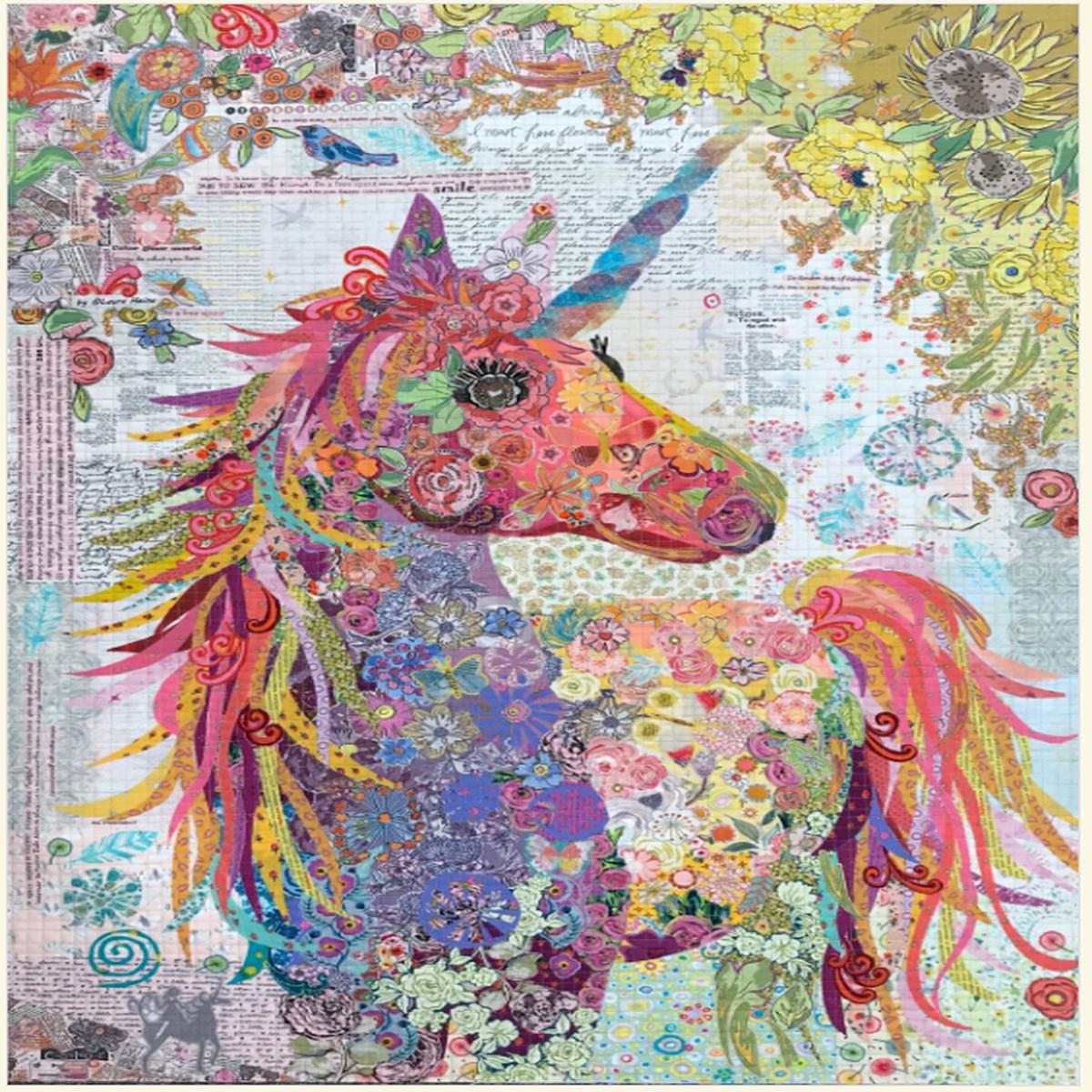 LAURA HEINE - Nola, A Unicorn Collage Pattern