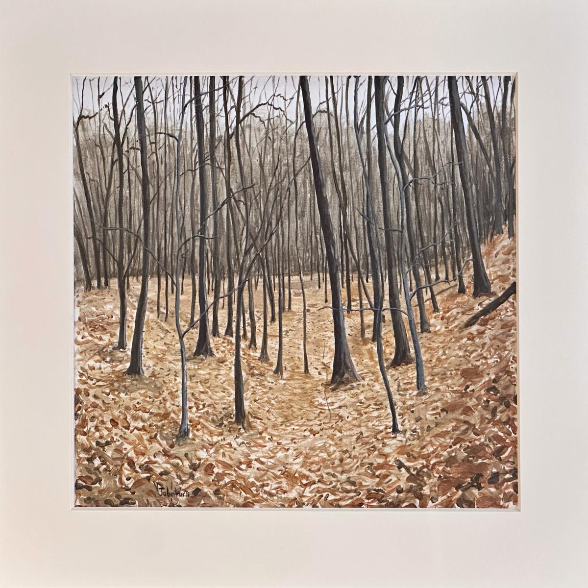 Print-Late Fall Trees on the Ridge