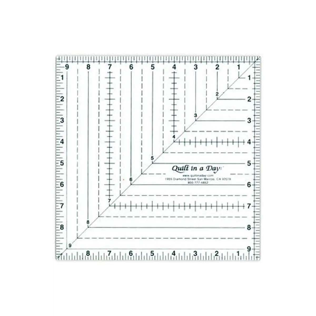 Quilt in a Day Rulers & Templates - Square Up Ruler, 9.5