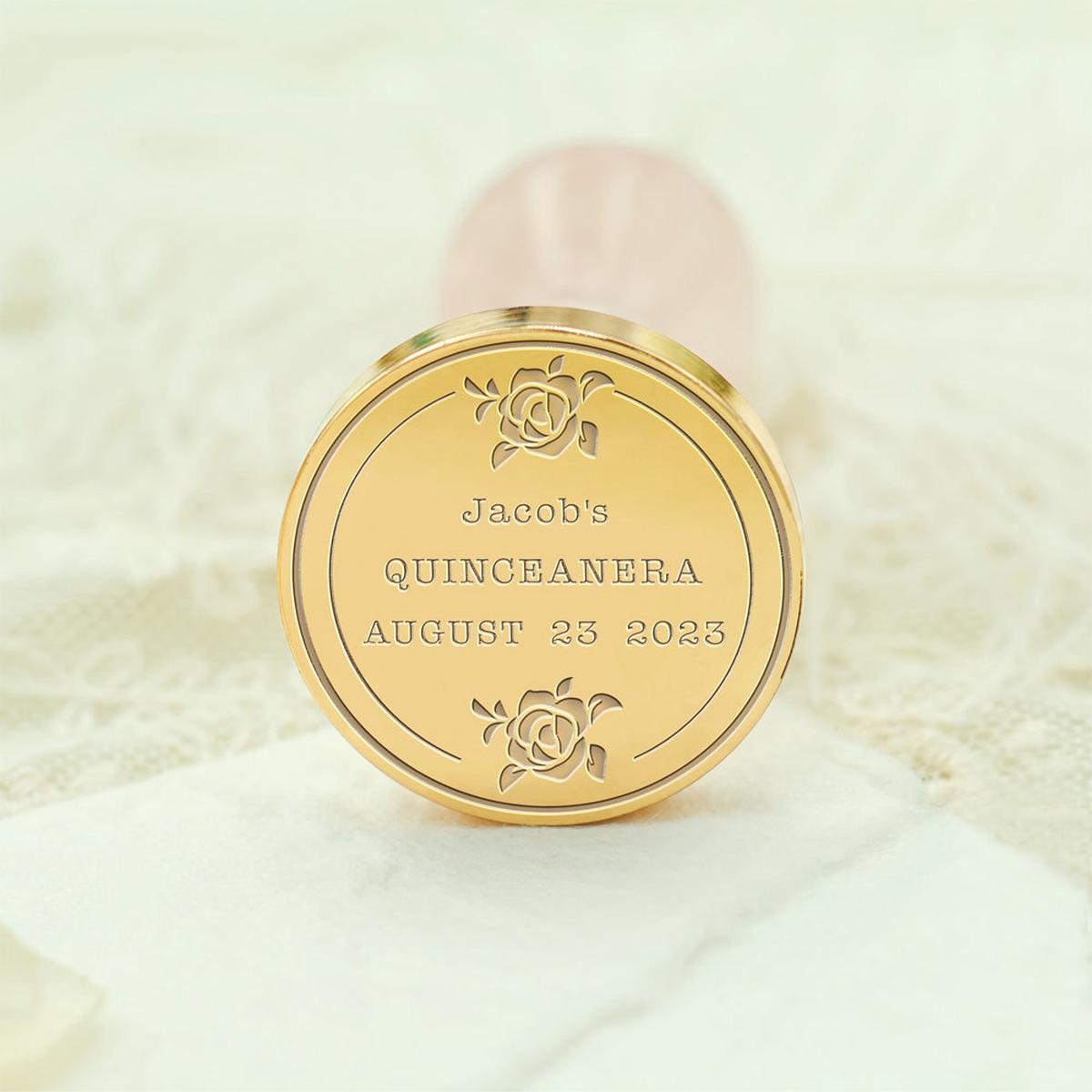Birthday Bliss Custom Wax Seal Stamp - Style 4