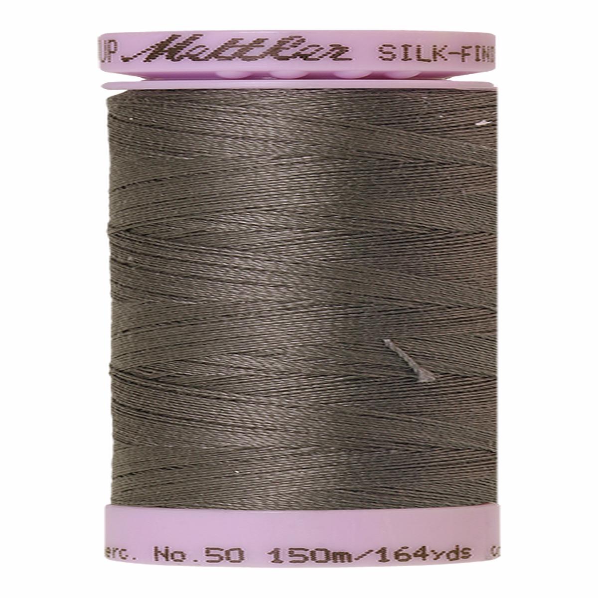 Mettler Silk-finish 50wt Solid Cotton Thread 164yd/150m Old Tin