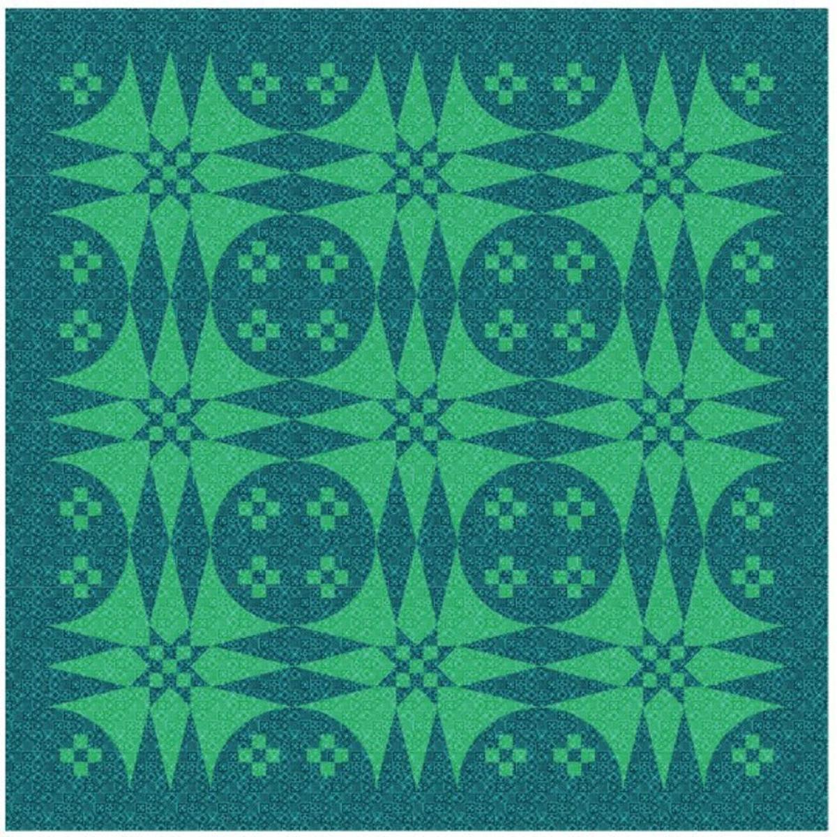 RUBY STAR SOCIETY - TARALEE QUILTERY- Poolside Too - Club Soda Quilt Kit, SHIPPING June 2026