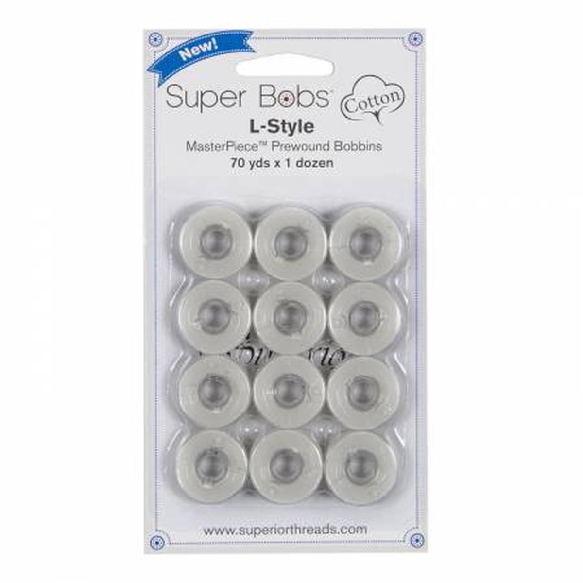 Super Bobs - MasterPiece - Cotton 70yd Prewound Bobbins