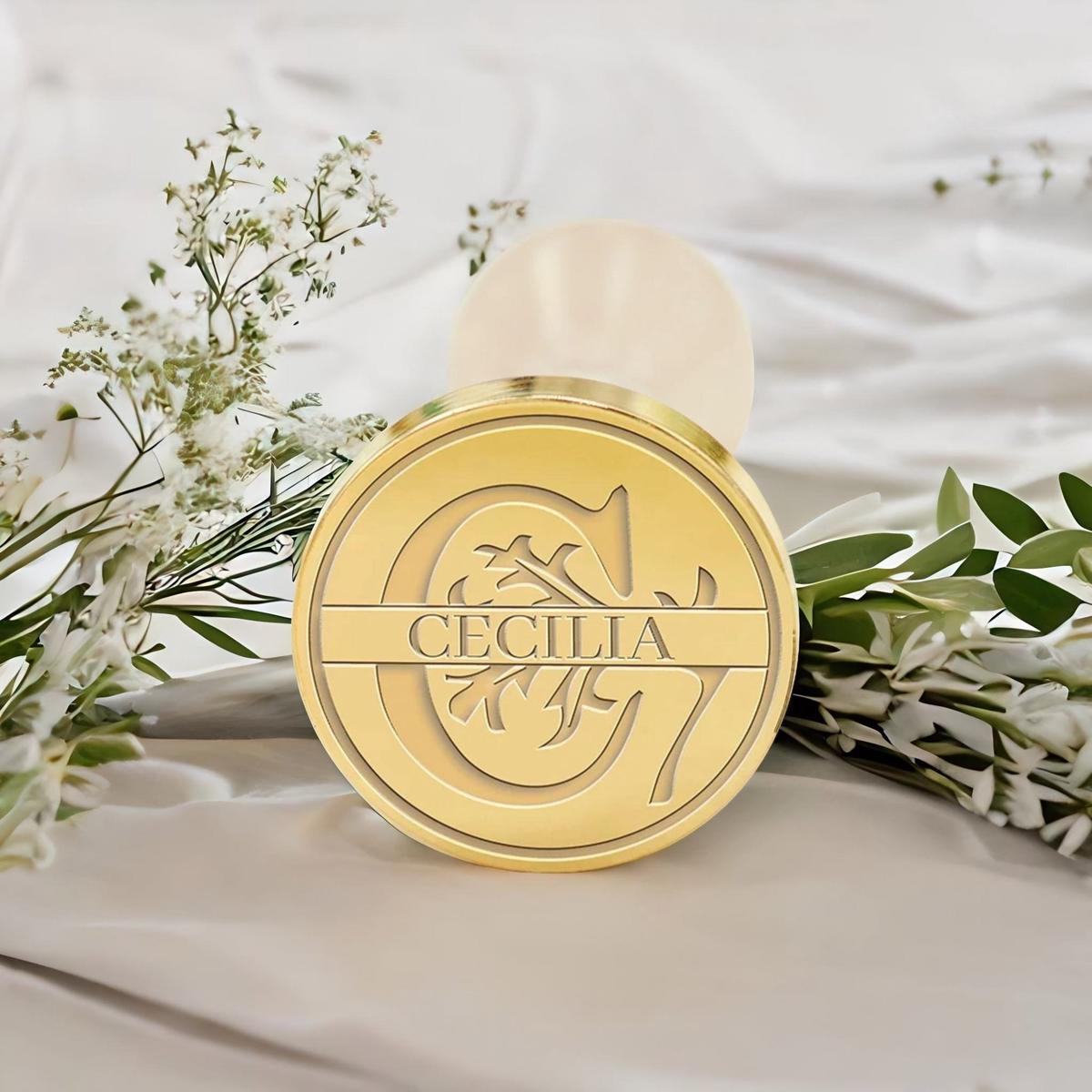 Custom Capital Letter Name Wax Seal Stamp - Letter C