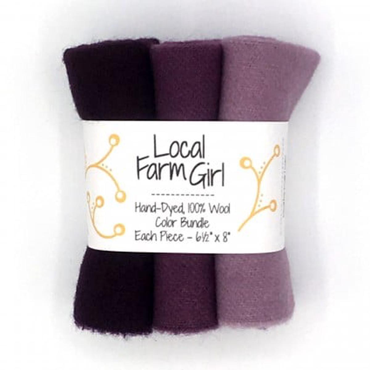 Black Raspberry- Wool Bundle